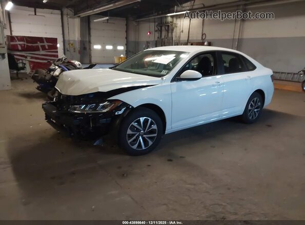 3VW5X7BU3SM103324 2025 VOLKSWAGEN JETTA Белый Передняя левая четверть