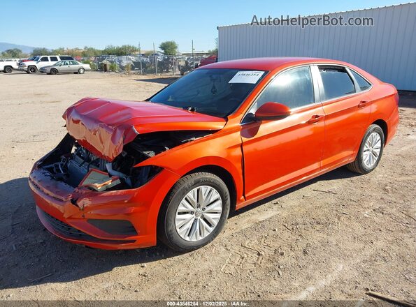 3VWC57BU9LM092330 2020 VOLKSWAGEN JETTA Orange წინა მარცხენა ხედი სამი მეოთხედიდან