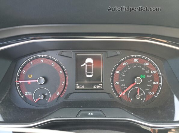 3VWC57BUXMM005715 2021 VOLKSWAGEN JETTA Белый Вид щитка приборов