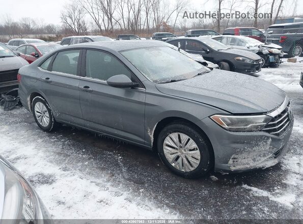 3VWCB7BU6LM004357 2020 VOLKSWAGEN JETTA Серый Вид задней части салона
