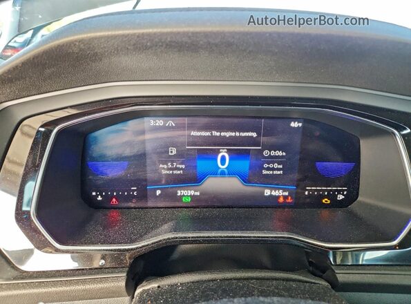 3VWCM7BU2NM021265 2022 VOLKSWAGEN JETTA Silver Instrument cluster view