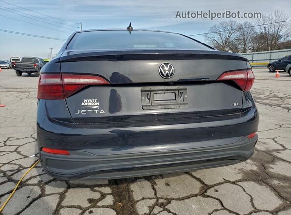 3VWEM7BU8NM009095 2022 VOLKSWAGEN JETTA Черный Вид сзади
