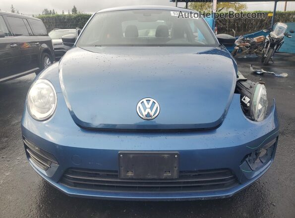 3VWF17AT1HM611749 2017 VOLKSWAGEN BEETLE Blue Вид спереду