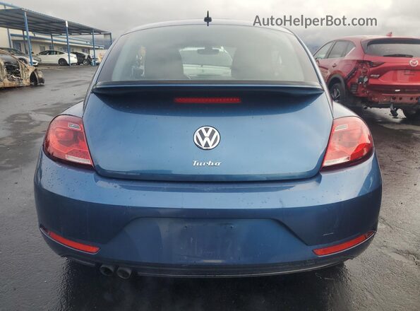 3VWF17AT1HM611749 2017 VOLKSWAGEN BEETLE Blue Вид ззаду