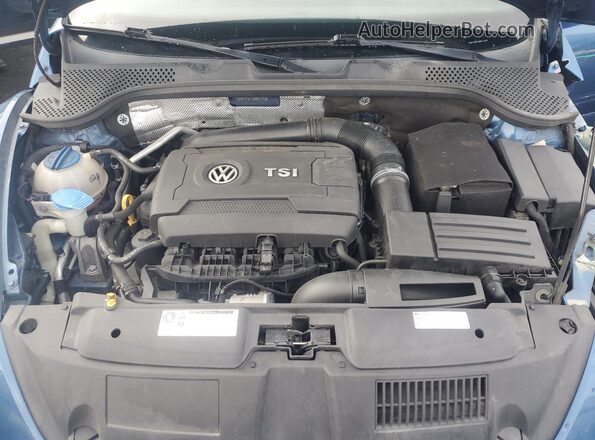 3VWF17AT1HM611749 2017 VOLKSWAGEN BEETLE Blue Вид задньої частини салону
