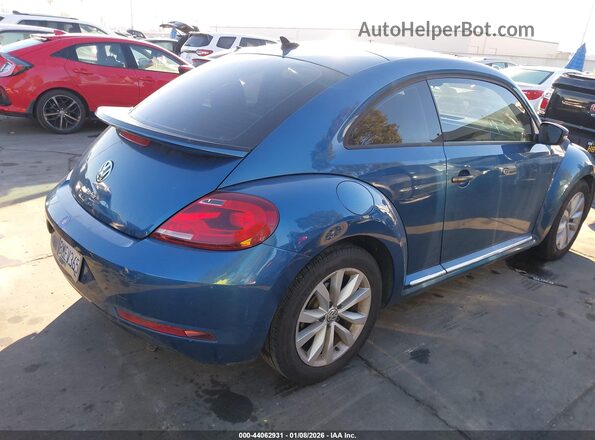 3VWF17AT6HM628076 2017 VOLKSWAGEN BEETLE Dark Blue Задняя правая четверть