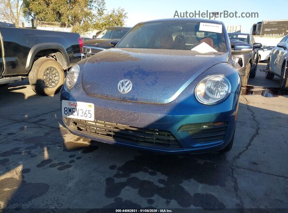 3VWF17AT6HM628076 2017 VOLKSWAGEN BEETLE Dark Blue Вид щитка приборов