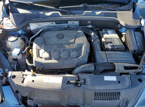 3VWFD7AT2JM719729 2018 VOLKSWAGEN BEETLE Blue Սալոնի հետևի տեսք