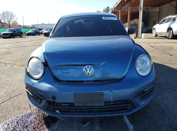 3VWFD7AT2JM719729 2018 VOLKSWAGEN BEETLE Blue Դիմացի տեսք