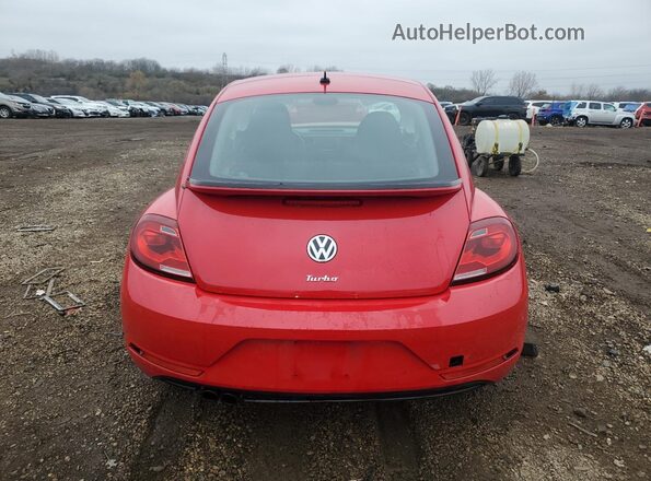 3VWFD7AT2KM720378 2019 VOLKSWAGEN BEETLE Red 