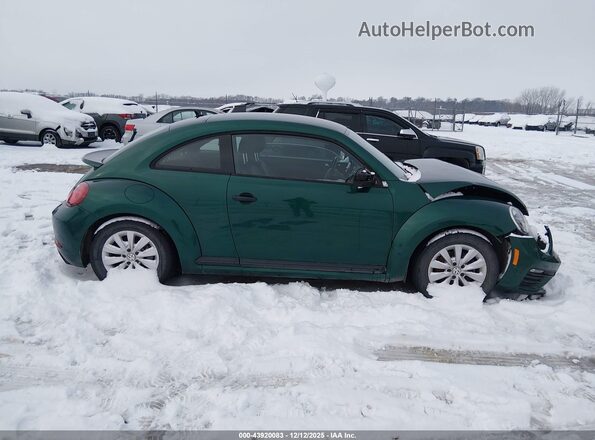3VWFD7AT4JM701510 2018 VOLKSWAGEN BEETLE Green Widok wnętrza z tyłu