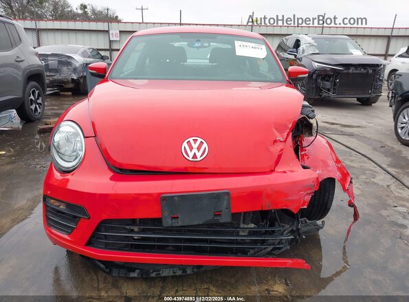 3VWFD7AT8KM720837 2019 VOLKSWAGEN BEETLE Красный 