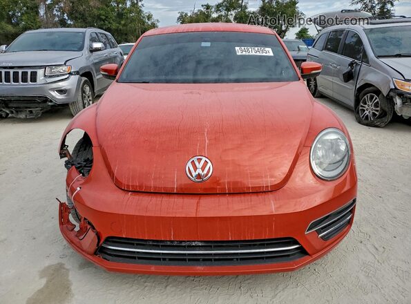 3VWJ17AT1HM617657 2017 VOLKSWAGEN BEETLE Оранжевый Вид спереди