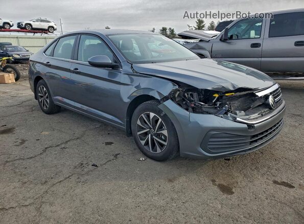 3VWNM7BU1NM028846 2022 VOLKSWAGEN JETTA Gray Передня права чверть