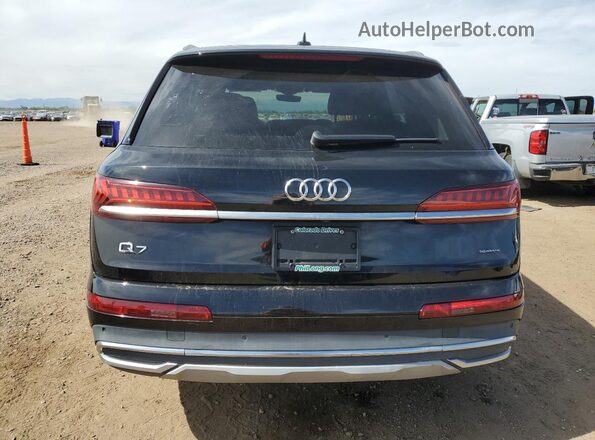 WA1LXAF75LD002207 2020 AUDI Q7 Black წინა სალონის ხედი