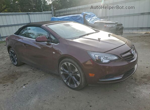 W04WH3N58JG032934 2018 BUICK CASCADA Burgundy წინა ხედი