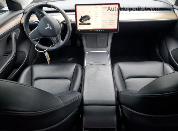 5YJ3E1EA7NF286976 2022 TESLA MODEL Black 