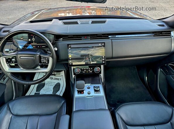 SALKVBE78NA008479 2022 LAND ROVER RANGE Gray Vista del compartimento del motor