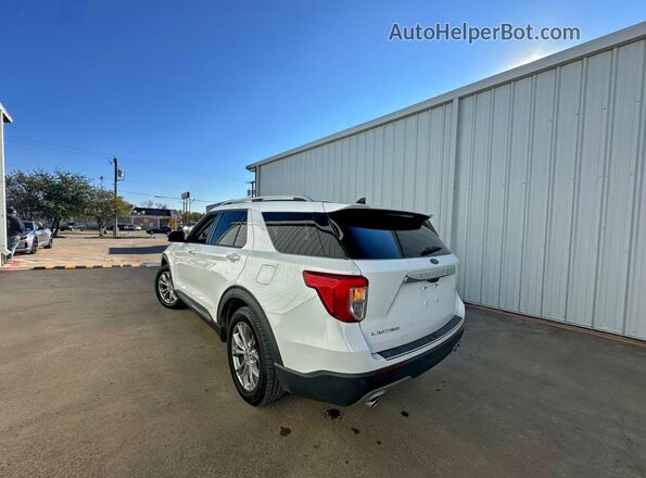 1FMSK7FH0MGA85648 2021 FORD FORD EXPLORER White Передня права чверть