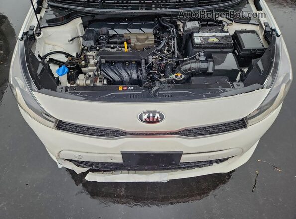 3KPA24AD8LE321335 2020 KIA RIO White Вид підкапотного простору