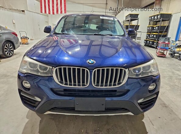5UXXW3C50H0T77797 2017 BMW X4 Синий 