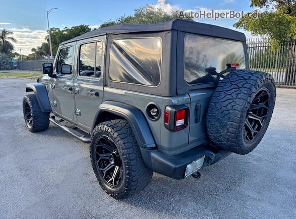 1C4HJXDG2LW332006 2020 JEEP WRANGLER Gray Задня права чверть