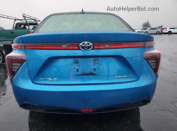 JTDBVRBD0HA003632 2017 TOYOTA MIRAI Blue Vista trasera