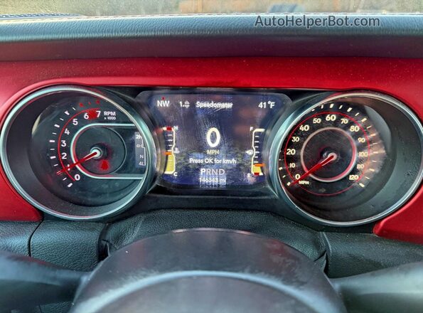1C4HJXFN9LW151755 2020 JEEP WRANGLER Gray Вид панелі приладів
