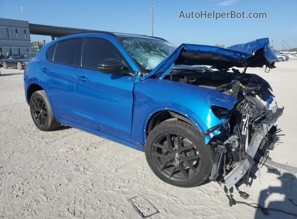 ZASPAKAN3L7C76581 2020 ALFA ROMEO STELVIO Blue Widok z przodu