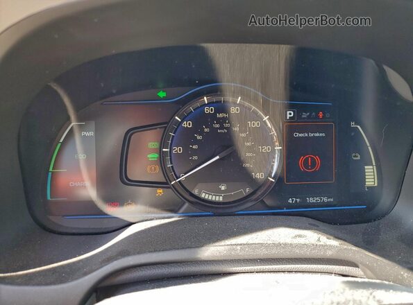 KMHC65LC1HU025021 2017 HYUNDAI IONIQ Black 
