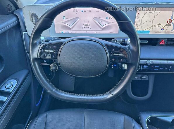 KM8KNDAF5NU105519 2022 HYUNDAI IONIQ Charcoal Vista interior de 360 grados
