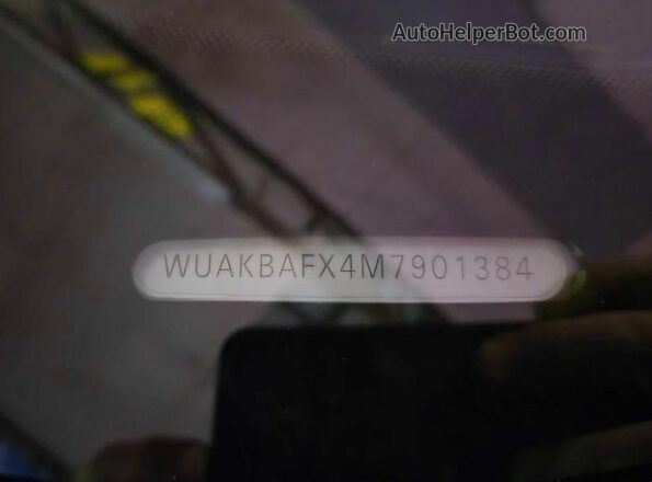 WUAKBAFX4M7901384 2021 AUDI R8 Black Vista interior trasera
