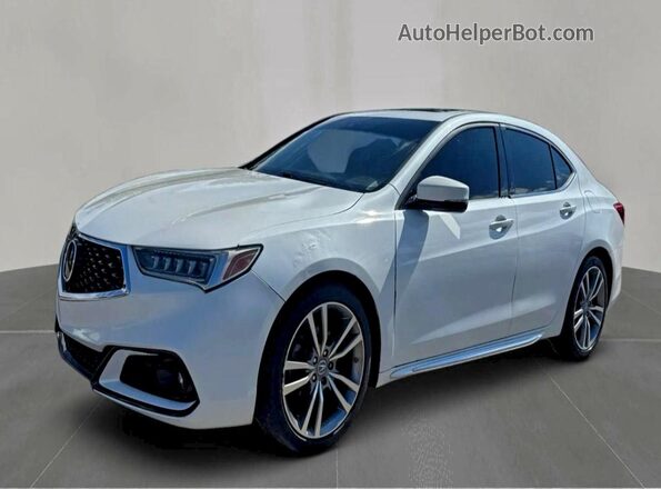 19UUB2F42LA005895 2020 ACURA TLX White Trasero derecho