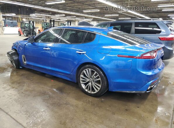 KNAE25LA0K6060035 2019 KIA STINGER Blue 
