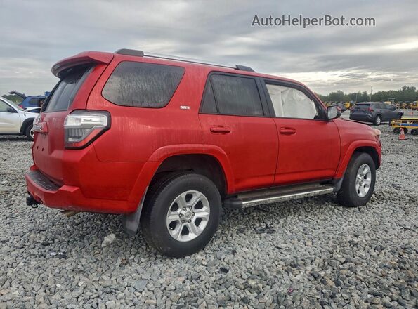 JTEEU5JRXN5256186 2022 TOYOTA 4RUNNER Красный Передняя правая четверть