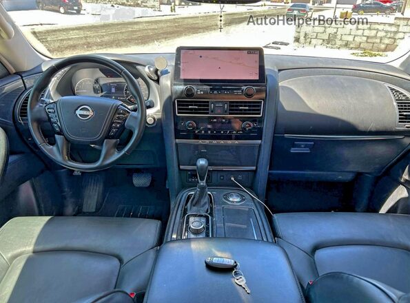 JN8AY2AC6M9148094 2021 NISSAN ARMADA White Widok tylnych siedzeń