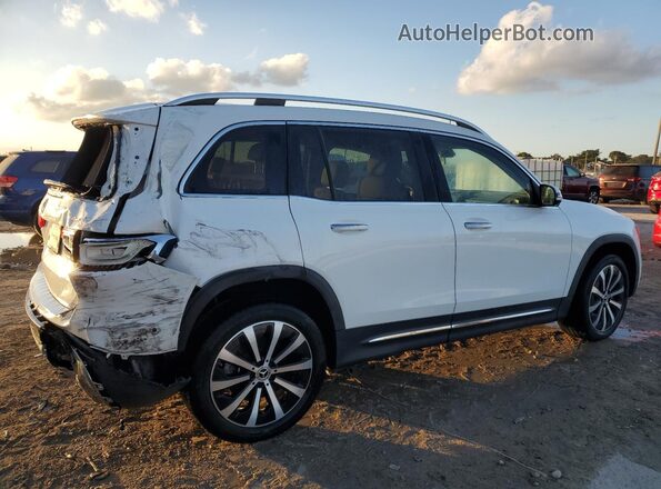 W1N4M4HB0NW234252 2022 MERCEDES-BENZ GLB-CLASS Белый Передняя правая четверть