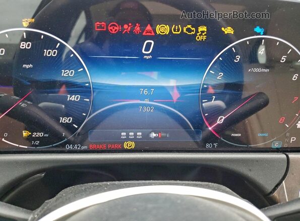 W1KLF4HB9SA093614 2025 MERCEDES-BENZ E Black Widok zestawu wskaźników