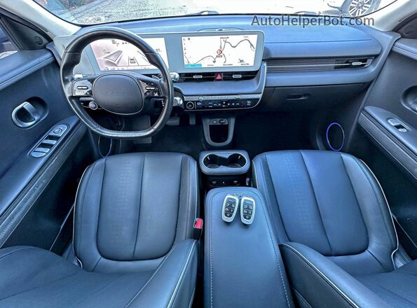 KM8KNDAF5NU105519 2022 HYUNDAI IONIQ Charcoal Vista de los asientos traseros
