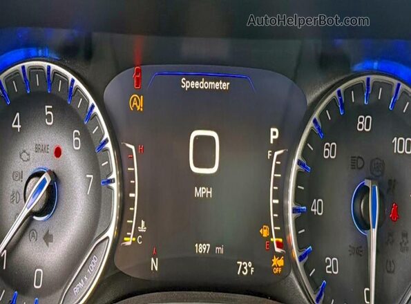 2C4RC1BG4MR602426 2021 CHRYSLER PACIFICA Blue Widok zestawu wskaźników
