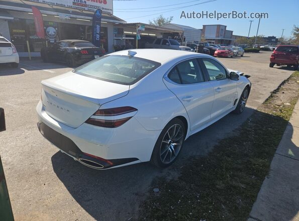 KMTG34SCXSU155995 2025 GENESIS G70 White Vista frontal