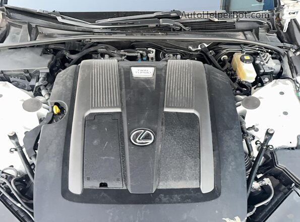 JTHC51FF5J5001048 2018 LEXUS LS White Widok deski rozdzielczej