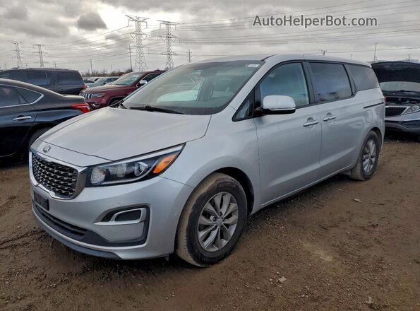 KNDMB5C19L6597079 2020 KIA SEDONA Серебряный Задняя левая четверть