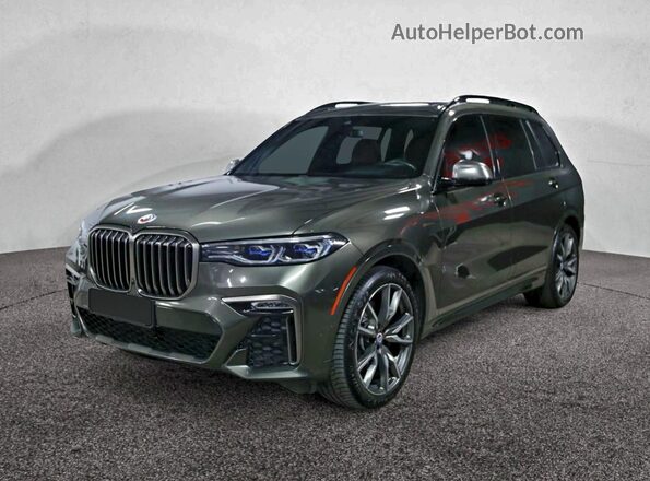 5UXCX6C0XN9M90214 2022 BMW X7 Green Հետևի ձախ