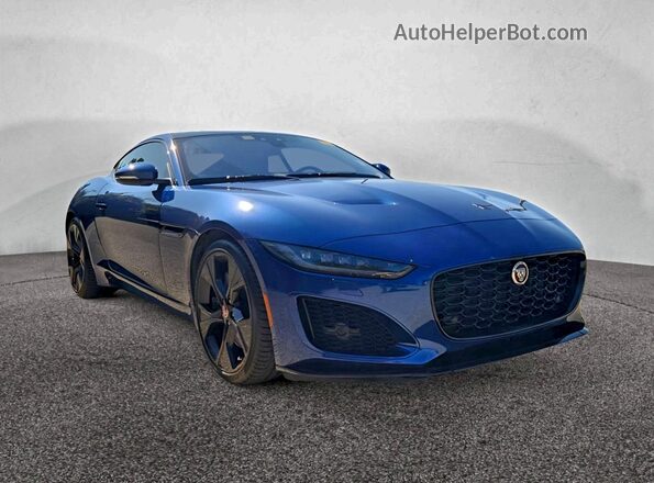 SAJDD1GX8MCK75314 2021 JAGUAR F-TYPE Blue Rear left
