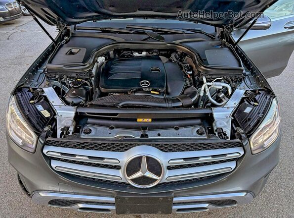 W1N0G8EB3LF862322 2020 MERCEDES-BENZ GLC-CLASS Gray წინა პანელის ხედი