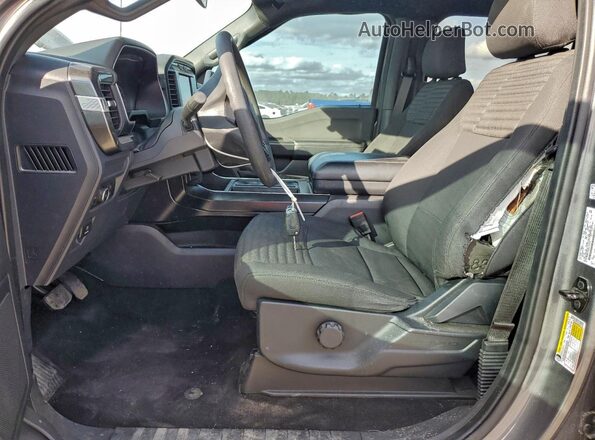1FTEW1CP8NKD38390 2022 FORD F150 Серый Вид панели приборов