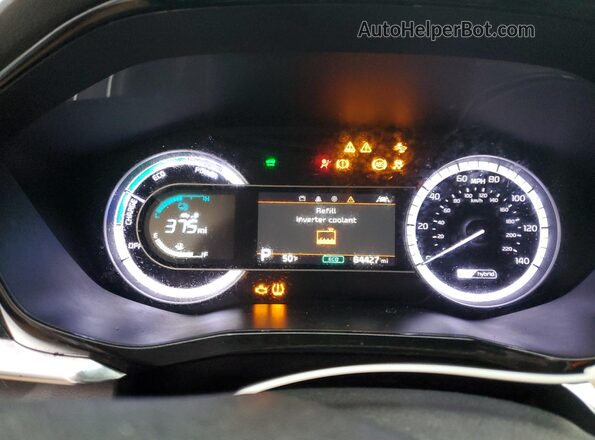 KNDCB3LC2M5478606 2021 KIA NIRO White Widok zestawu wskaźników