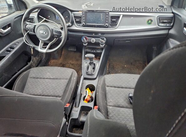 3KPA24AD8LE321335 2020 KIA RIO White Вид щитка приладів