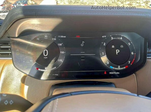 SALKPBE70PA011616 2023 LAND ROVER RANGE Зеленый Вид щитка приборов